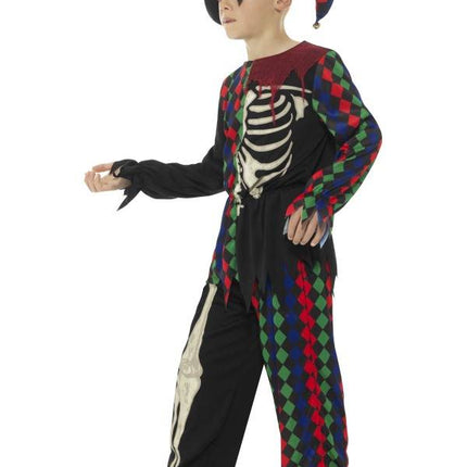 Feestbazaar Joker skelet kostuum kind