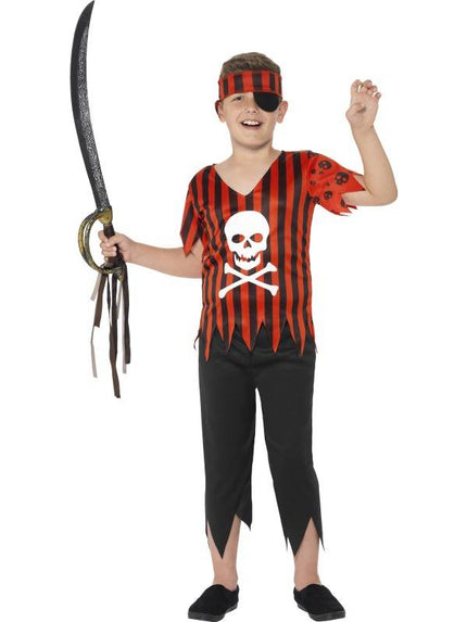 Feestbazaar Jolly Roger piratenpak kind
