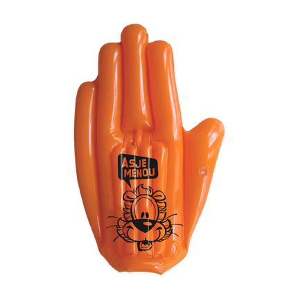 Feestbazaar Juichhand Loeki De Leeuw Oranje WK/EK