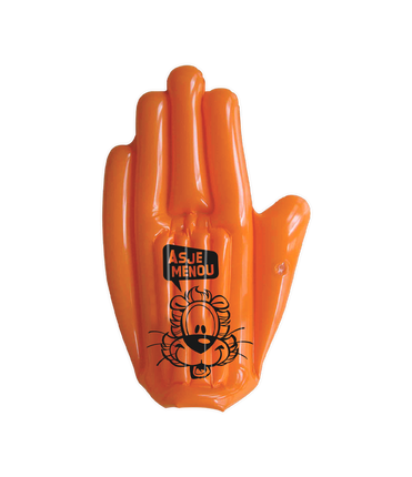 Feestbazaar Juichhand Loeki De Leeuw Oranje WK/EK