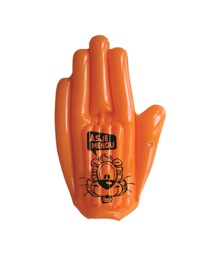Feestbazaar Juichhand Loeki De Leeuw Oranje WK/EK