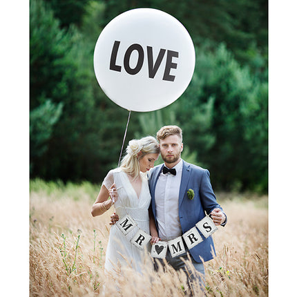 Feestbazaar Jumbo Ballon Love 1 meter