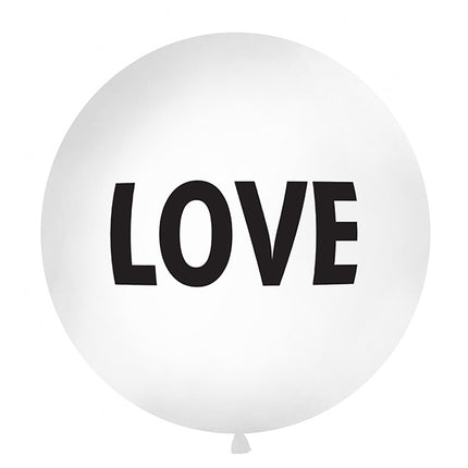 Feestbazaar Jumbo Ballon Love 1 meter