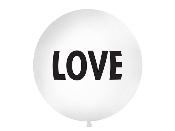 Feestbazaar Jumbo Ballon Love 1 meter