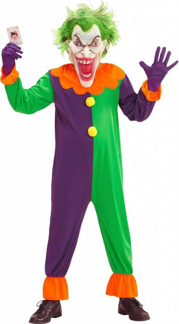 Feestbazaar Jumpsuit Duivel Clown kind Joker
