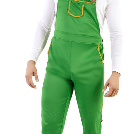 Feestbazaar Jumpsuit Elf Heren Groen