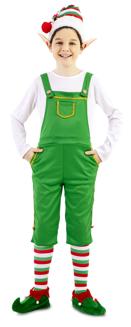 Feestbazaar Jumpsuit Elf Jongen Groen