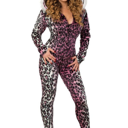 Feestbazaar Jumpsuit Panter Pluche Dames
