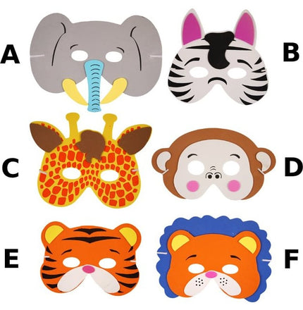 Feestbazaar Jungle dierenmasker kind