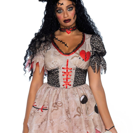 Feestbazaar Jurk Deadly Voodoo Doll Dames