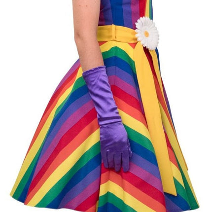 Feestbazaar Jurk Regenboog  Roxy