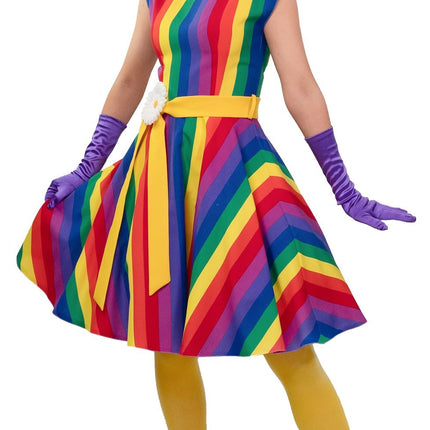 Feestbazaar Jurk Regenboog  Roxy
