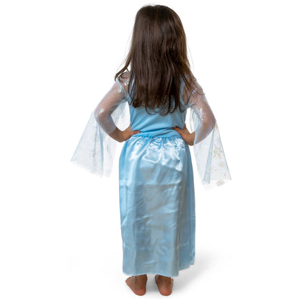 Feestbazaar Jurk Snowflake Princess Kristal Meisjes