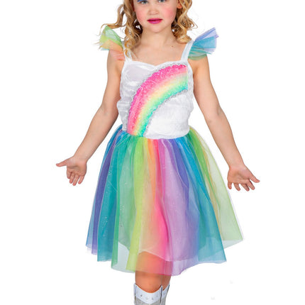 Feestbazaar Jurkje Eenhoorn Regenboog Kind