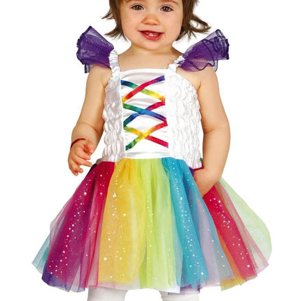 Feestbazaar Jurkje Rainbow Eenhoorn Baby