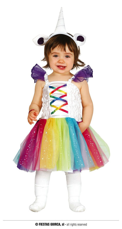 Feestbazaar Jurkje Rainbow Eenhoorn Baby