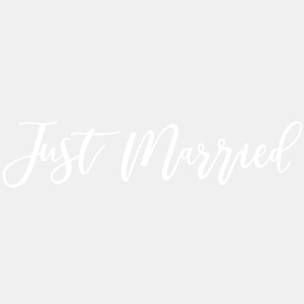 Feestbazaar Just Married Auto Sticker