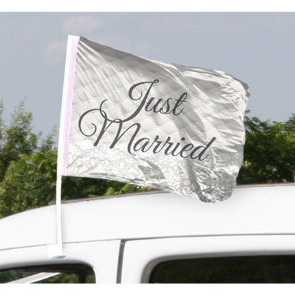 Feestbazaar Just Married Bruiloft Autovlag
