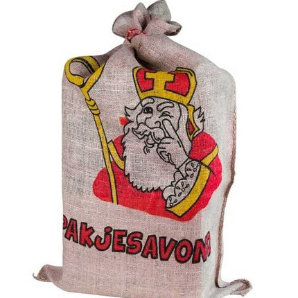 Feestbazaar Jute Zak Sint Pakjesavond