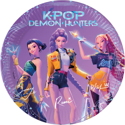 Feestbazaar K-Pop Demon Hunters Borden 23cm  (8st)