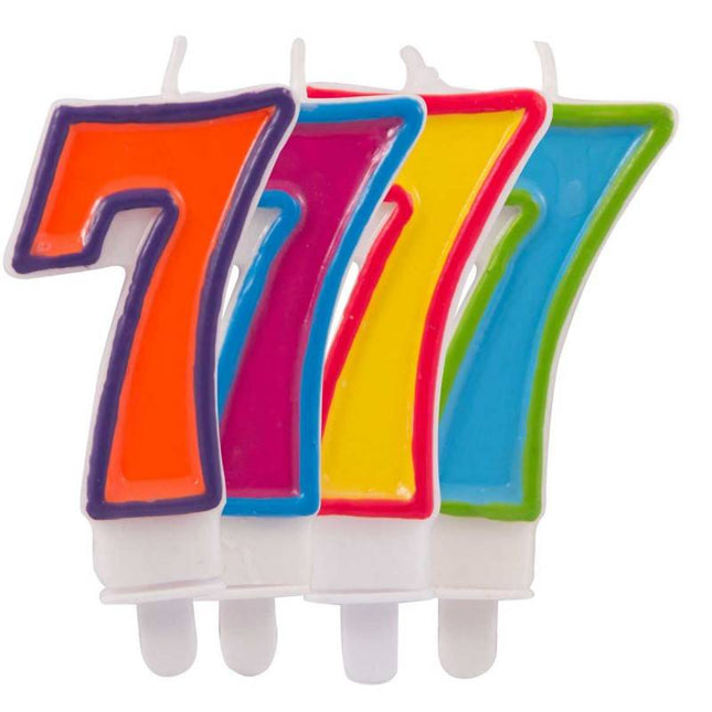 Feestbazaar Kaars frisse kleuren 7