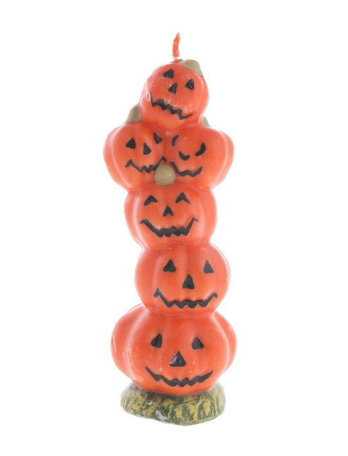 Feestbazaar Kaars Pilaar Pompoenen (19cm)