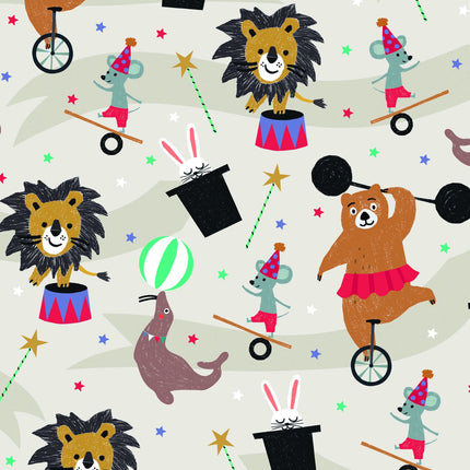 Feestbazaar Kadopapier Circus Animals