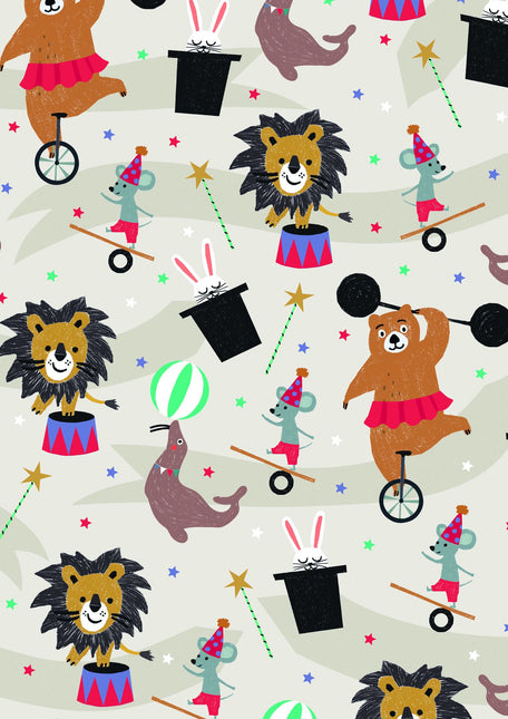 Feestbazaar Kadopapier Circus Animals