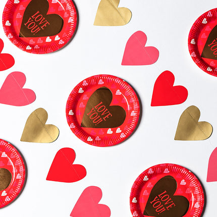 Feestbazaar Kartonnen Hartjes Slinger Valentijn (2m)