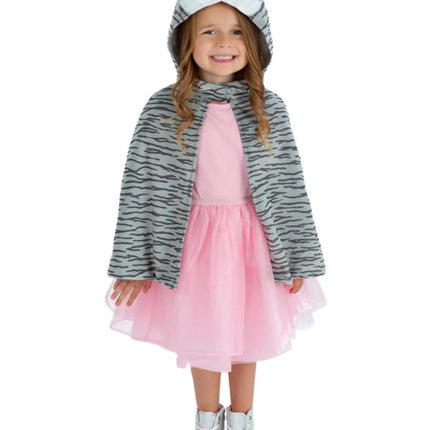 Feestbazaar Katten Cape Kind Grijs Deluxe