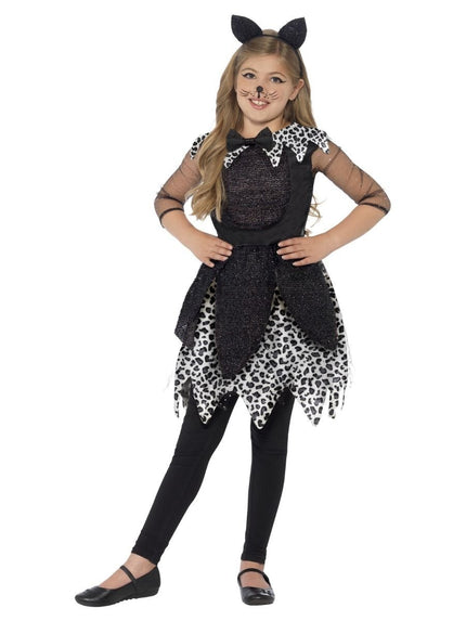 Feestbazaar Katten kostuum kind zwart Deluxe