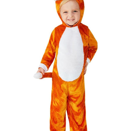 Feestbazaar Katten Kostuum Peuter Oranje