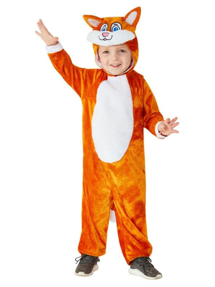 Feestbazaar Katten Kostuum Peuter Oranje