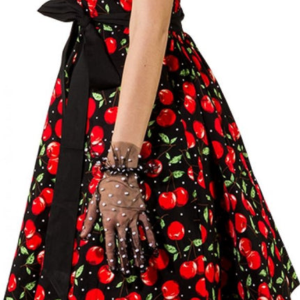 Feestbazaar Kersen Jurk Rockabilly Cherry