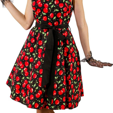 Feestbazaar Kersen Jurk Rockabilly Cherry
