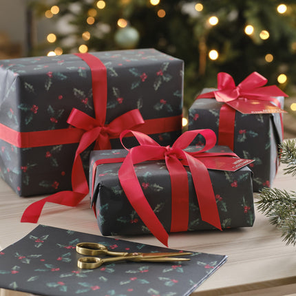 Feestbazaar Kerst Cadeauverpakking Set Hulst