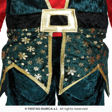 Feestbazaar Kerst Elfje Baby Jongen Fluweel