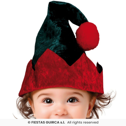 Feestbazaar Kerst Elfje Baby Meisje Fluweel