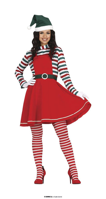 Feestbazaar Kerst Hulp Elfen Outfit Dames Chic