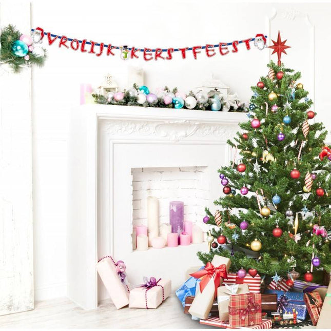 Feestbazaar Kerst letterslinger