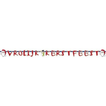 Feestbazaar Kerst letterslinger