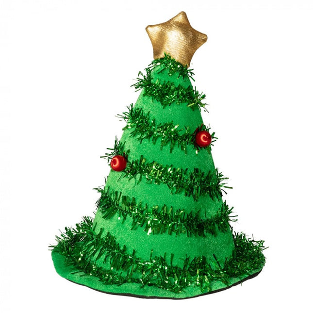 Feestbazaar Kerstboom hoed
