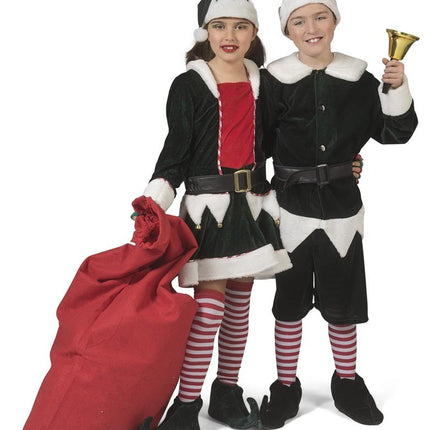 Feestbazaar Kerstelfje Kostuum Kind Gingersnap