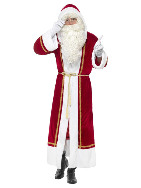 Feestbazaar Kerstman Mantel Deluxe