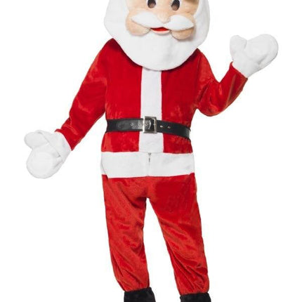 Feestbazaar Kerstman Mascotte pak