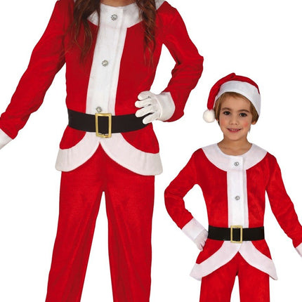 Feestbazaar Kerstman Pakje 4-delig Kind