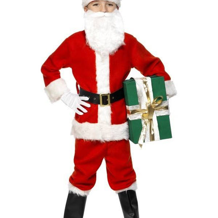 Feestbazaar Kerstman pakje kind elite