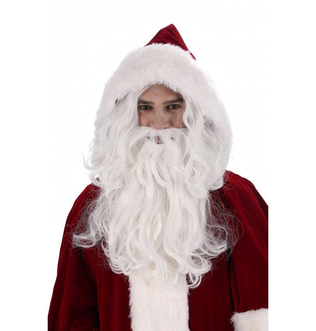Feestbazaar Kerstman Pruik en Baard Bart
