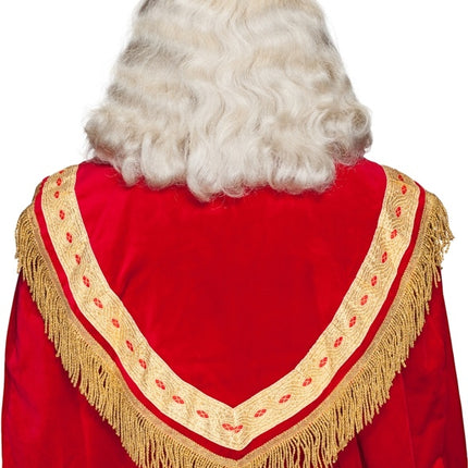 Feestbazaar Kerstman Pruik en Baardstel Premium