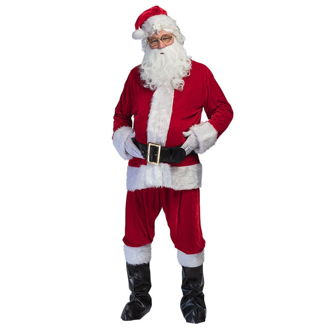 Feestbazaar Kerstman S. Claus Kostuum Professional 10-delig (L/XL)